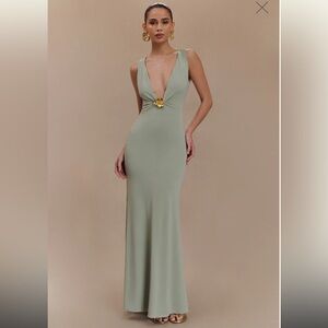 Meshki Green Maxi Dress